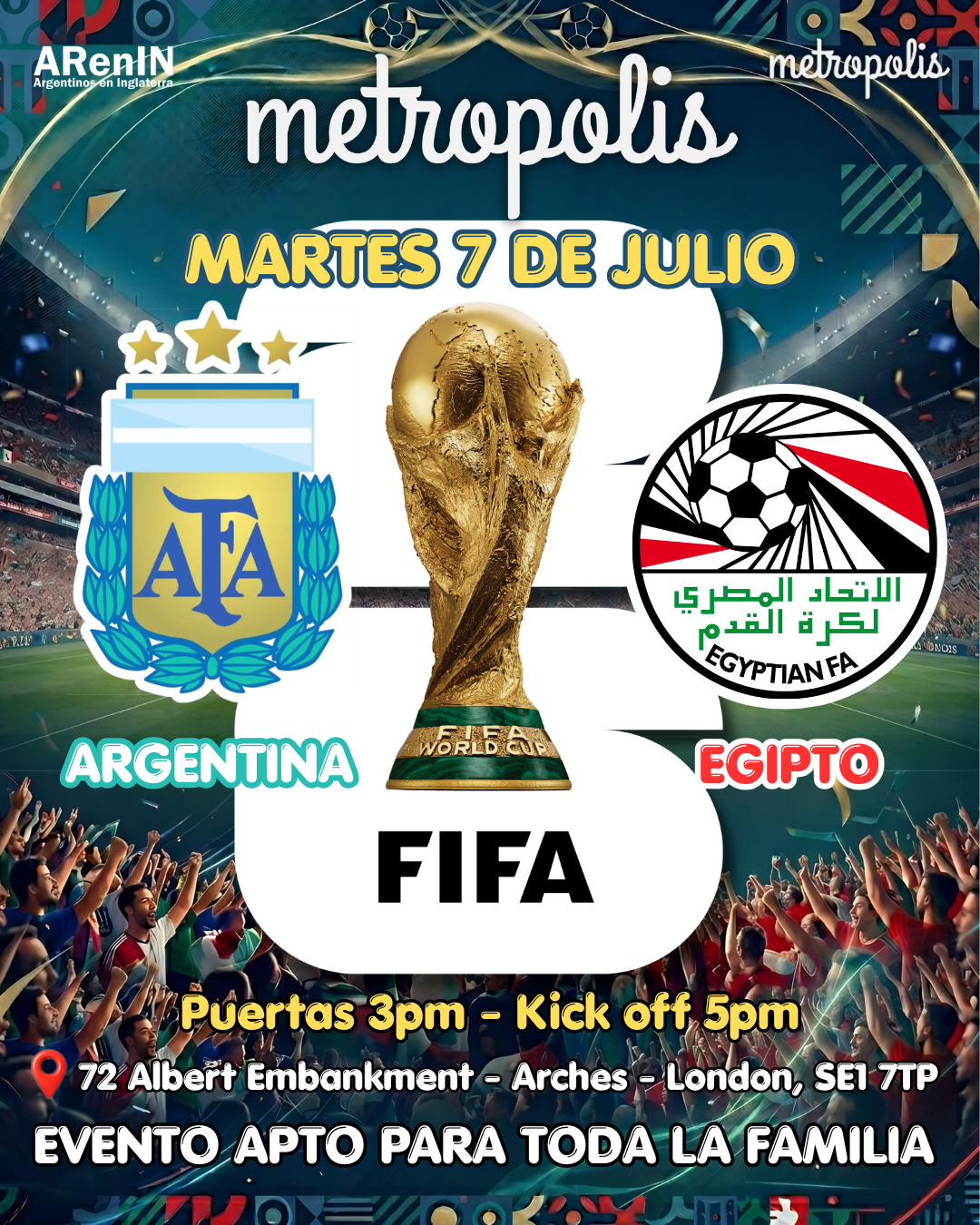 Argentina V Egypt