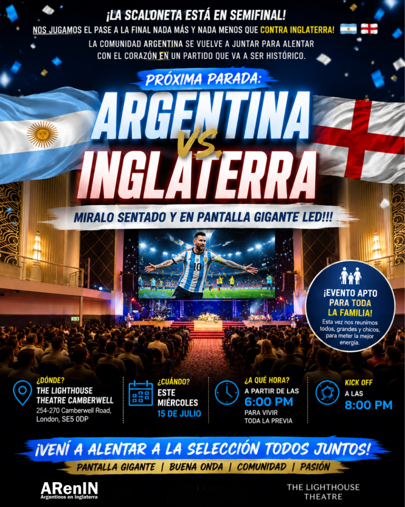Argentina Vs Inglaterra en Londres